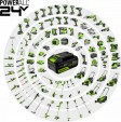 Превью картинка Эксцентриковая шлифовальная машина Greenworks OS325 / 3100907