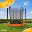 Превью картинка Батут GoUP Elite-D183/6FT (с сеткой, оранжевый)