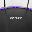 Превью картинка Батут GoUP Prestige-D252/8FT (с сеткой и лестницей, фиолетовый)