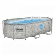 Превью картинка Бассейн каркасный Bestway Power Steel Swim Vista 427х250х100 см