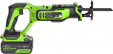 Превью картинка Сабельная пила Greenworks GPT-BLRS-1 бесщеточная 24V / 1200607CUB (с АКБ 4Ач и ЗУ)