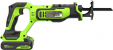 Превью картинка Сабельная пила Greenworks GPT-BLRS-1 бесщеточная 24V / 1200607CUA (с АКБ 2Ач и ЗУ)