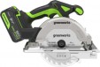 Превью картинка Дисковая пила Greenworks GD24CS165 / 1501607CUG