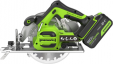 Превью картинка Дисковая пила Greenworks GD24CS бесщеточная 24V / 1500907CUG (с АКБ 5Ач и ЗУ)
