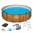 Превью картинка Бассейн каркасный Bestway Power Steel Swim Vista 56725 488x122 см