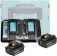 Превью картинка Набор аккумуляторов для электроинструмента Makita BL1860B + зарядное DC18RD + кейс