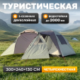 Превью картинка Палатка Sundays ZC-TT014 (темно-серый/светло-серый)