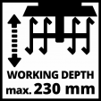 Превью картинка Миникультиватор аккумуляторный Einhell GP-CR 36/45 Li E BL- Solo (3431220)