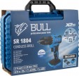 Превью картинка Дрель-шуруповерт Bull SR 1804 2329057 (с 2-мя АКБ, кейс)