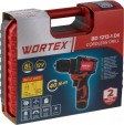 Превью картинка Дрель-шуруповерт Wortex BD 1213-1 Dli 2329019 (с 2-мя АКБ, кейс)