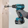 Превью картинка Дрель-шуруповерт Makita DDF485RFJ (с 2-мя АКБ, кейс)