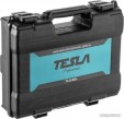 Превью картинка Дрель-шуруповерт Tesla TCD18BL 840369 (с 2-мя АКБ, кейс)