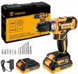 Превью картинка Дрель-шуруповерт Deko Banger 20V ONE+ 083-1109 (с 2-мя АКБ, кейс)