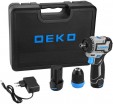 Превью картинка Дрель-шуруповерт Deko Loner 12V PRO 085-1122 (с 2-мя АКБ, кейс)