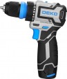 Превью картинка Дрель-шуруповерт Deko Loner 12V PRO 085-1122 (с 2-мя АКБ, кейс)