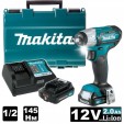 Превью картинка Гайковерт Makita TW141DWAE (с 2-мя АКБ, кейс)