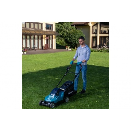 Газонокосилка аккумуляторная Makita DLM 382 PM2 Газонокосилка аккумуляторная Makita DLM 382 PM2