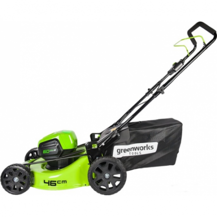 Газонокосилка аккумуляторная Greenworks GD60LM46HP (2502807) Газонокосилка аккумуляторная Greenworks GD60LM46HP (2502807)