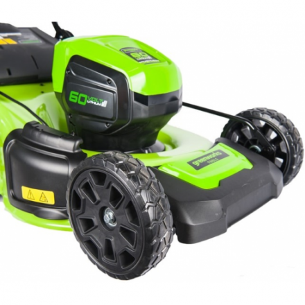 Газонокосилка аккумуляторная Greenworks GD60LM46HP (2502807) Газонокосилка аккумуляторная Greenworks GD60LM46HP (2502807)