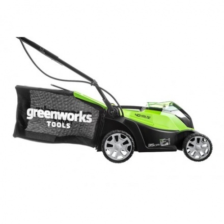 Газонокосилка аккумуляторная Greenworks G40LM35K4 Газонокосилка аккумуляторная Greenworks G40LM35K4