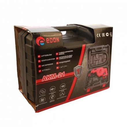 Воздуходувка-пылесос аккумуляторная Edon AKM-21 Воздуходувка-пылесос аккумуляторная Edon AKM-21