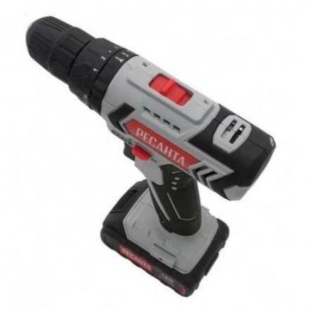 Дрель-шуруповерт аккумуляторная Ресанта ДА-18-2ЛК Дрель-шуруповерт аккумуляторная Ресанта ДА-18-2ЛК