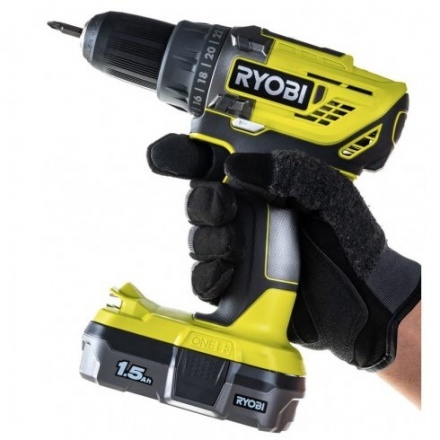 Дрель-шуруповерт аккумуляторная Ryobi R18DD3-115S Дрель-шуруповерт аккумуляторная Ryobi R18DD3-115S