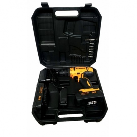 Дрель-шуруповерт аккумуляторная Вихрь ДА-24Л-2К Дрель-шуруповерт аккумуляторная Вихрь ДА-24Л-2К