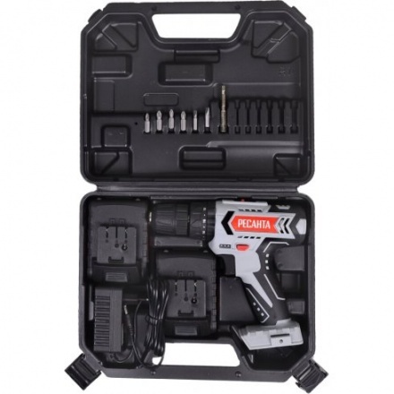 Дрель-шуруповерт аккумуляторная Ресанта ДА-18-2ЛК-У Дрель-шуруповерт аккумуляторная Ресанта ДА-18-2ЛК-У