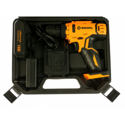 Дрель-шуруповерт аккумуляторная Вихрь ДА-18Л-2КА Дрель-шуруповерт аккумуляторная Вихрь ДА-18Л-2КА
