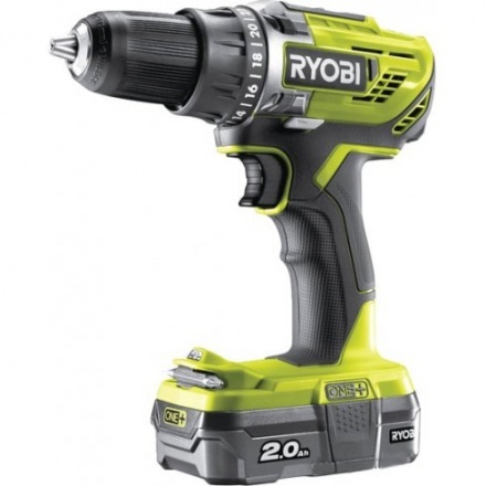 Дрель-шуруповерт аккумуляторная Ryobi R18DD3-120S