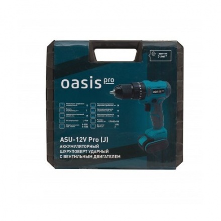 Дрель-шуруповерт аккумуляторная Oasis ASU-12V Pro Дрель-шуруповерт аккумуляторная Oasis ASU-12V Pro