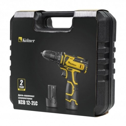 Дрель-шуруповерт аккумуляторная Kolner KCD 12-2LC Дрель-шуруповерт аккумуляторная Kolner KCD 12-2LC