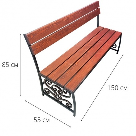 Скамейка садовая Мастер 3 Скамейка садовая Мастер 3