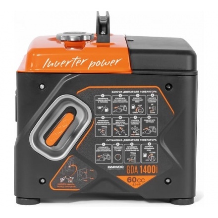 Генератор бензиновый инверторный DAEWOO GDA 1400i Генератор бензиновый инверторный DAEWOO GDA 1400i