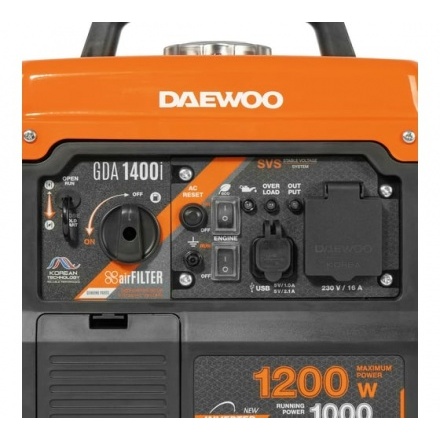 Генератор бензиновый инверторный DAEWOO GDA 1400i Генератор бензиновый инверторный DAEWOO GDA 1400i