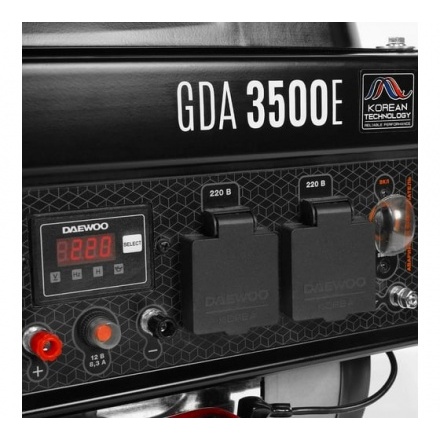 Генератор бензиновый DAEWOO GDA 3500E Генератор бензиновый DAEWOO GDA 3500E
