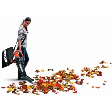 Воздуходувка-пылесос электрическая Worx WG505E Воздуходувка-пылесос электрическая Worx WG505E