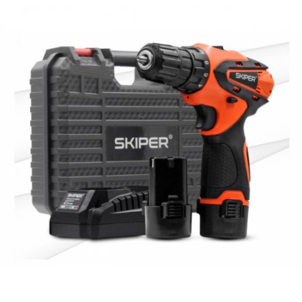 Аккумуляторная дрель-шуруповерт Skiper CS2800-1 (кейс) Аккумуляторная дрель-шуруповерт Skiper CS2800-1 (кейс)