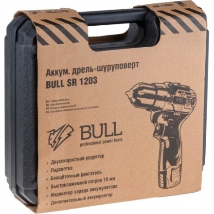Дрель-шуруповерт Bull SR 1203 (1329601) Дрель-шуруповерт Bull SR 1203 (1329601)