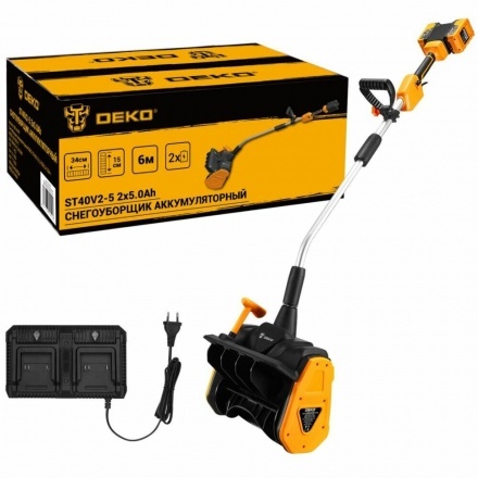 Снегоуборщик аккумуляторный Deko ST40V2-5 Снегоуборщик аккумуляторный Deko ST40V2-5