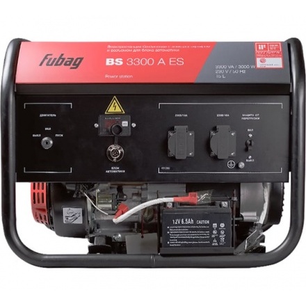 Генератор бензиновый Fubag BS 3300 A ES (646469) Генератор бензиновый Fubag BS 3300 A ES (646469)