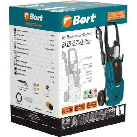 Мойка высокого давления Bort BHR-2700-Pro Мойка высокого давления Bort BHR-2700-Pro
