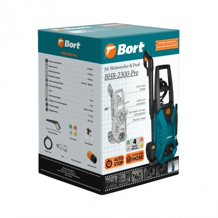 Мойка высокого давления Bort BHR-2300-Pro Мойка высокого давления Bort BHR-2300-Pro