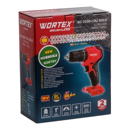 Аккумуляторная дрель-шуруповерт Wortex BD 2030-1 DLi ALL1 SOLO (1333423) Аккумуляторная дрель-шуруповерт Wortex BD 2030-1 DLi ALL1 SOLO (1333423)