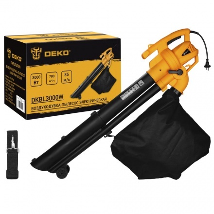 Воздуходувка-пылесос электрическая DEKO DKBL3000W Воздуходувка-пылесос электрическая DEKO DKBL3000W