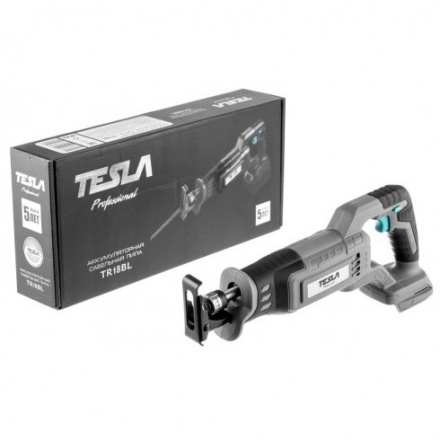 Пила сабельная аккумуляторная TESLA TR18BL Пила сабельная аккумуляторная TESLA TR18BL