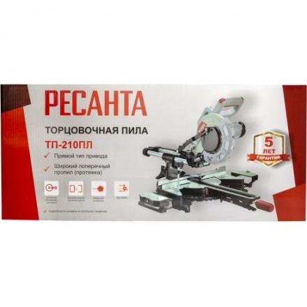 Пила торцовочная Ресанта ТП-210ПЛ Пила торцовочная Ресанта ТП-210ПЛ