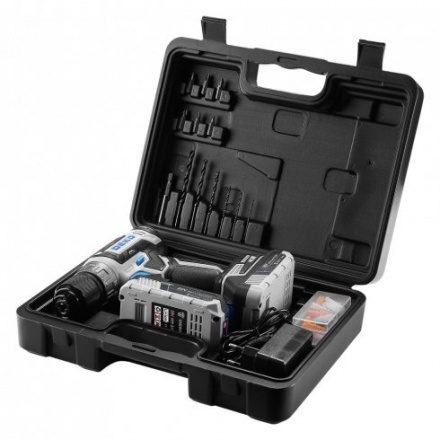 Дрель-шуруповерт аккумуляторная DEKO DKCD20V ONE + SET 63 Дрель-шуруповерт аккумуляторная DEKO DKCD20V ONE + SET 63