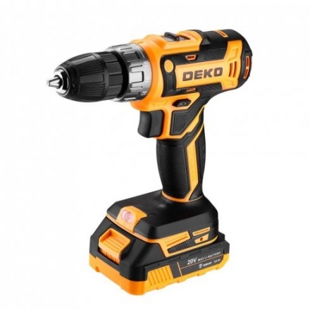 Дрель-шуруповерт аккумуляторная DEKO GCD20DU PRO SET 63 Дрель-шуруповерт аккумуляторная DEKO GCD20DU PRO SET 63